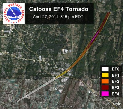 Ringgold Ga Tornado Confirmed As An Ef 4 Tornado 4 27 11 Okcstormwatcher S Weather Blog